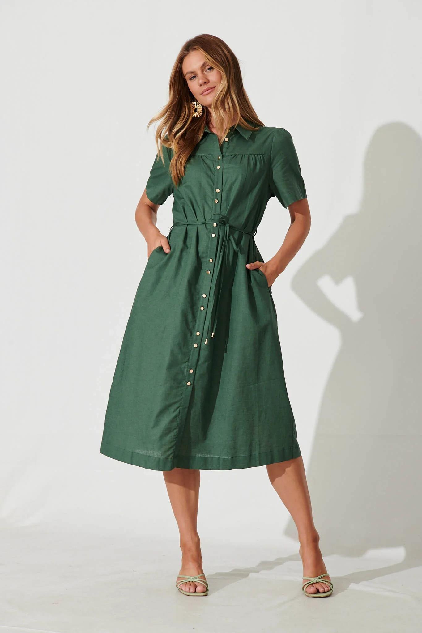 London Grace shirt dress